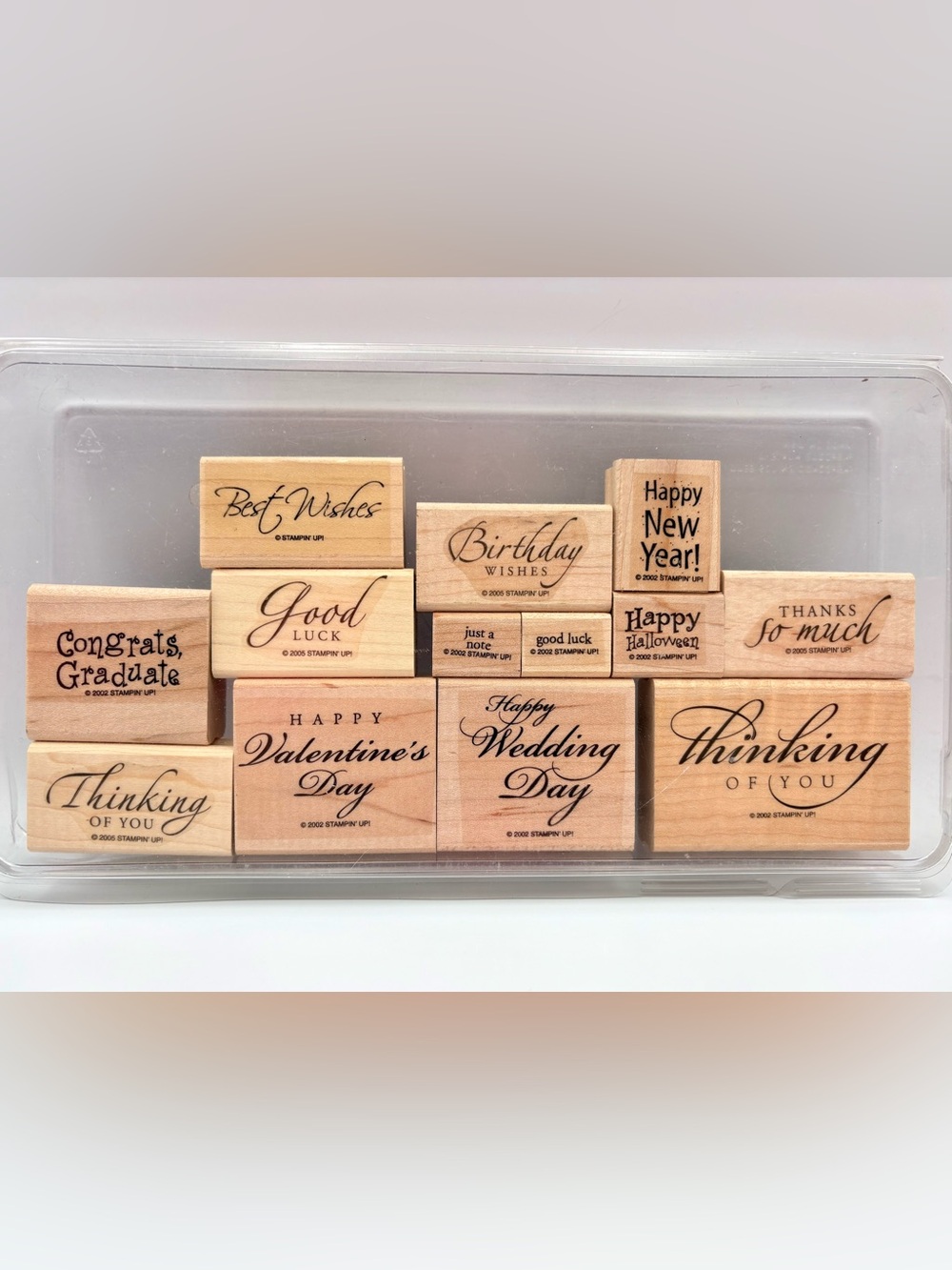 Stampin' Up! Various Sentiment Stamp Set - 13 pieces